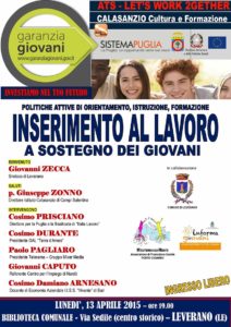Locandina Garanzia Giovani