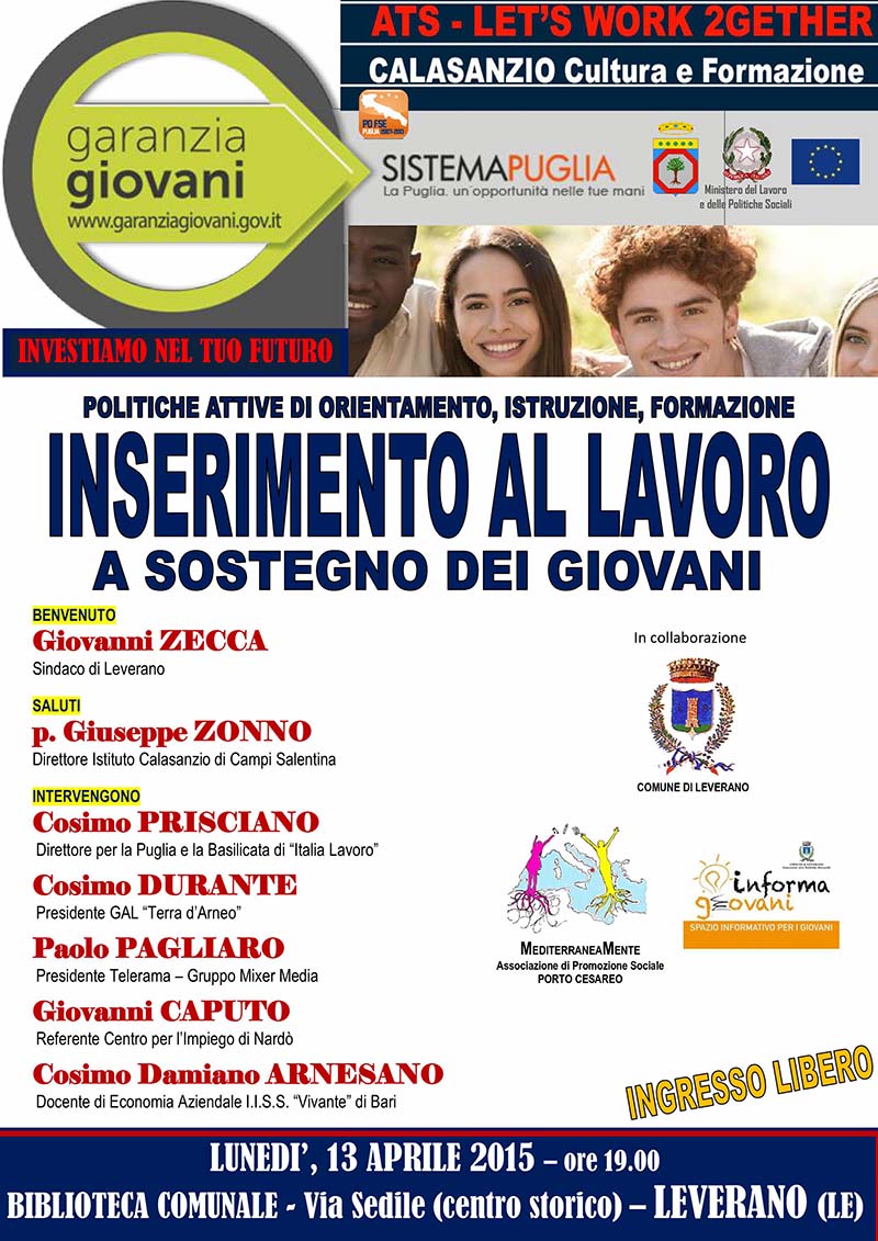Locandina Garanzia Giovani